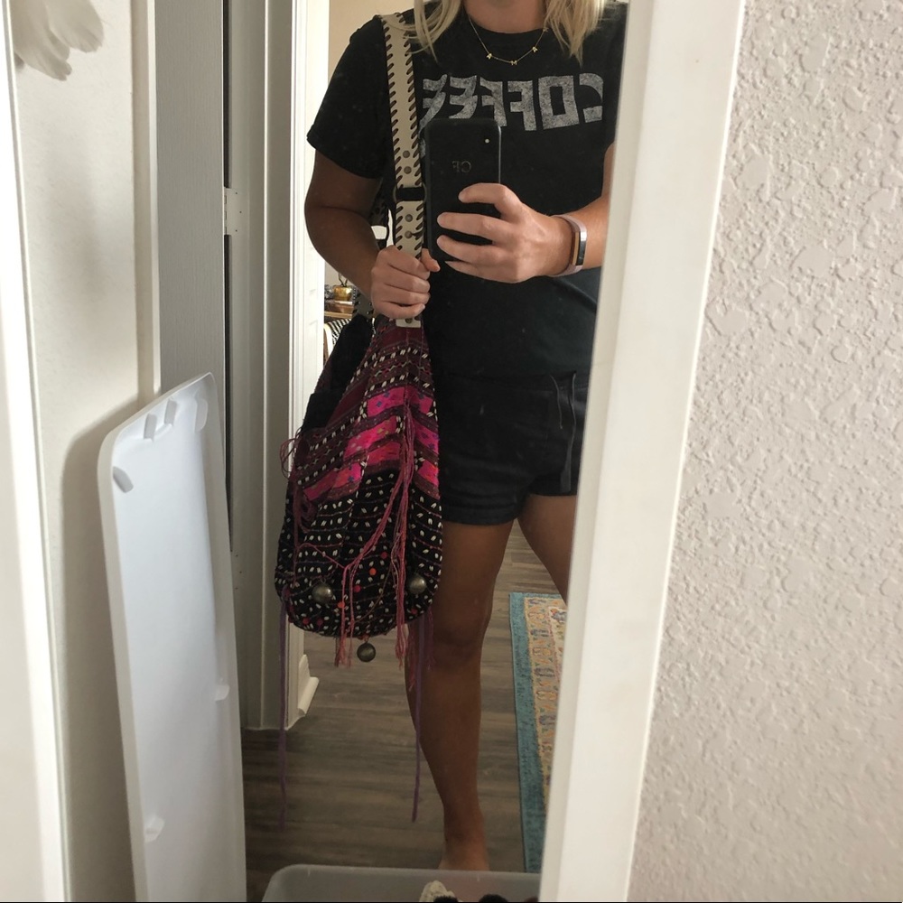 Large Slouchy Boho Tote Bag With Shell Details. - image 6